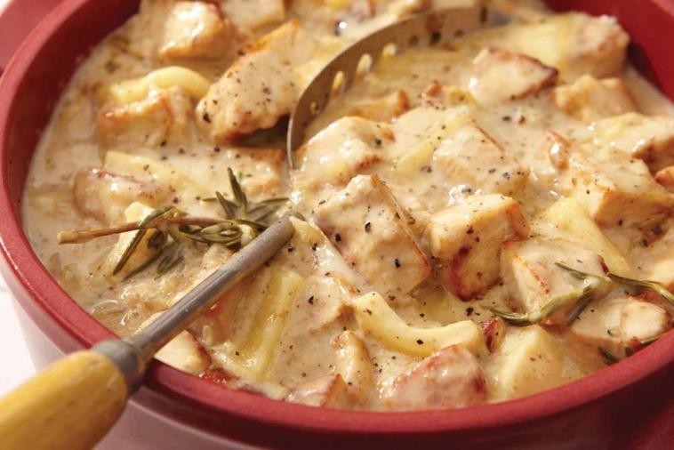 Recette de ragoût à la dinde, au cidre et à la Raclette