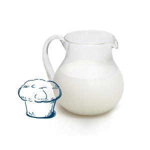 partly skimmed milk image