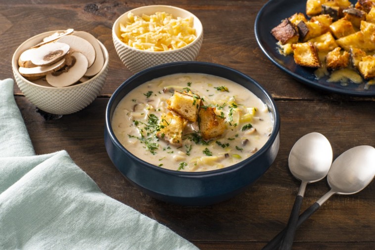 Mushroom and Leek Soup