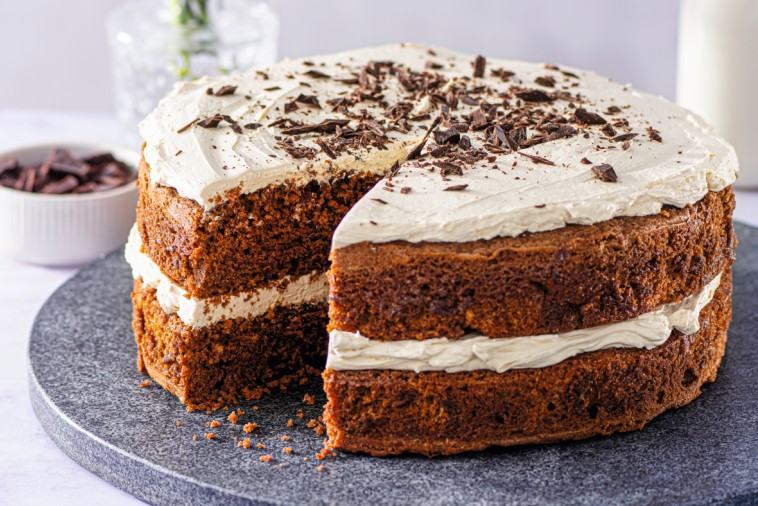Lib’s Chocolate Cake with Flo’s Frosting 