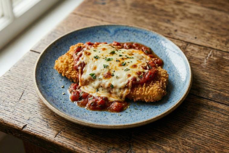 crunchy fish parmigiana