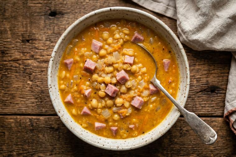 hearty split pea soup