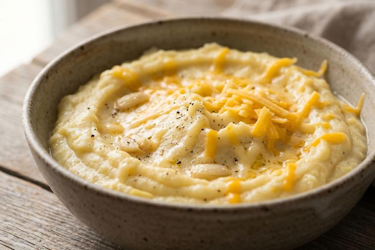 potato cheese and cauliflower mash