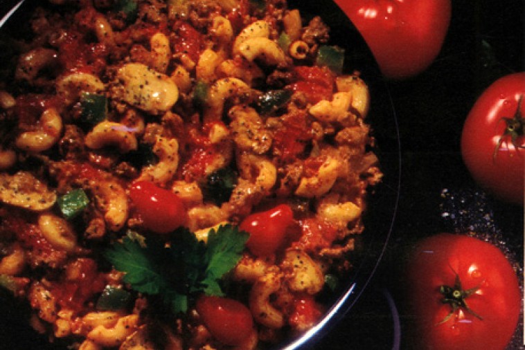 beef and pasta skillet supper