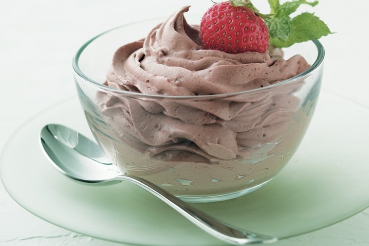 bittersweet chocolate hazelnut mousse