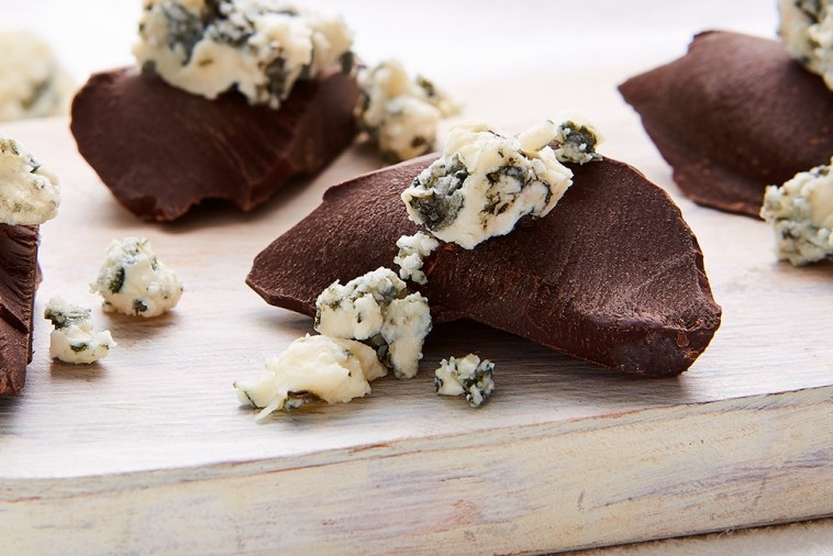 blue cheese dark chocolate