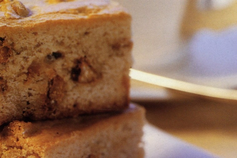 bourbon caramel blondies