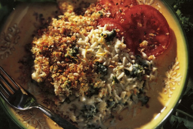 broccoli and rice gratin