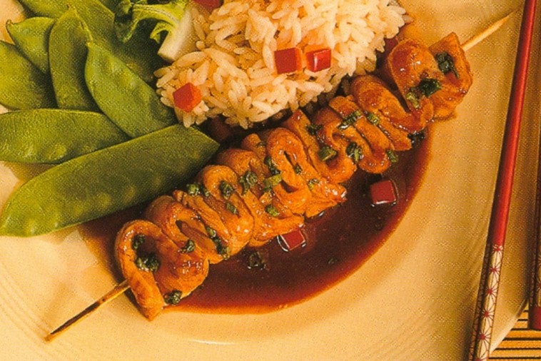 broiled teriyaki buttered fish