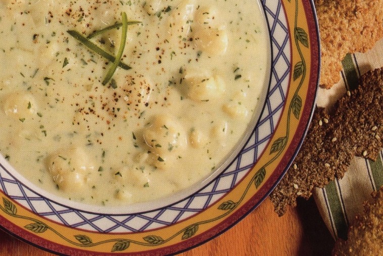 cauliflower n cheddar soup