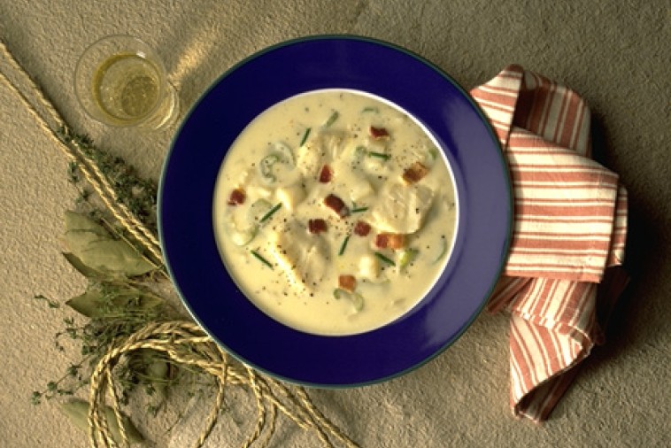 cheddar fish chowder