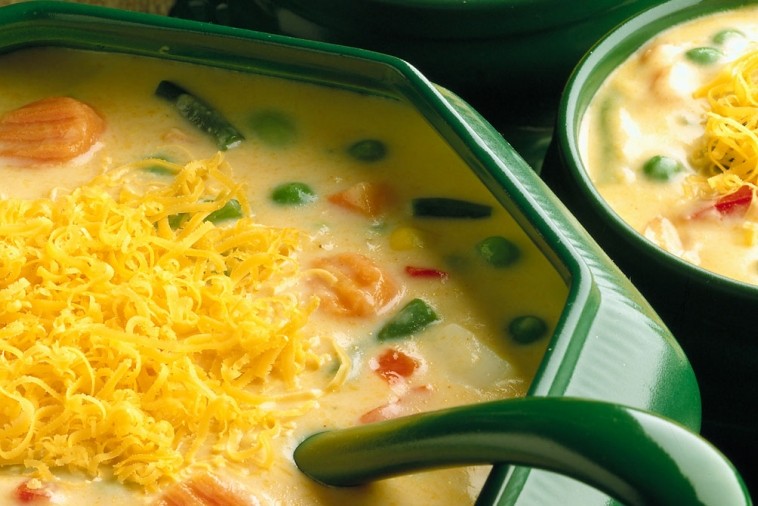 cheddar vegetable chowder