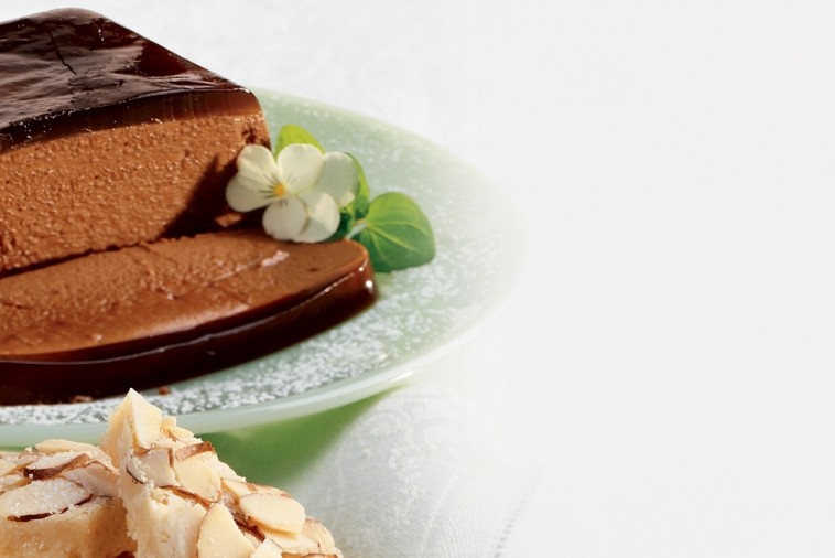 chocolate pate with coffee aspic