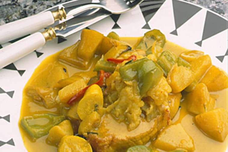 curry coconut steaks
