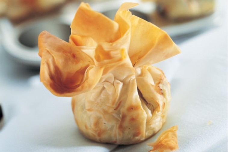 Double cheese quiche bundle with phyllo crust, Canadian mozzarella & feta cheeses