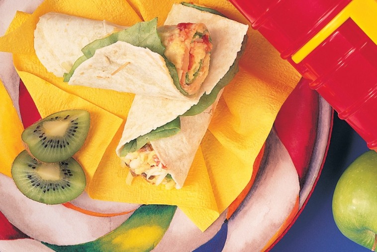 egg and salsa burritos