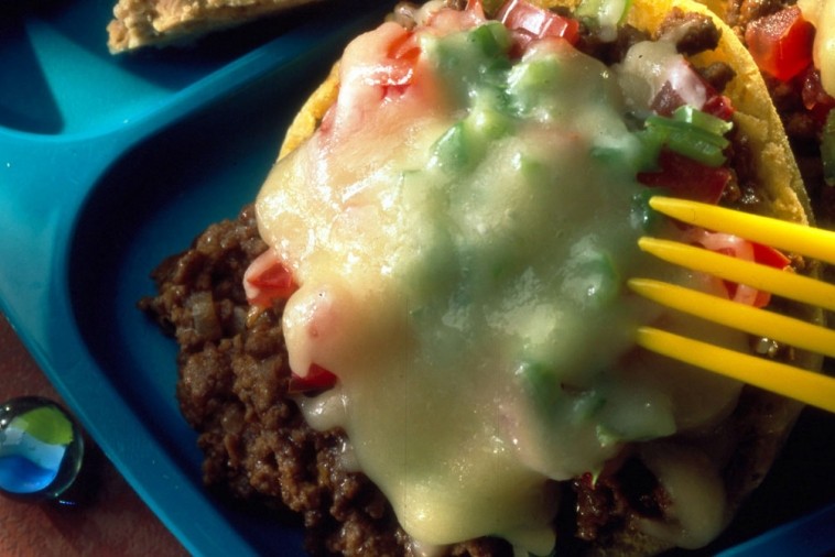 english muffin tacos