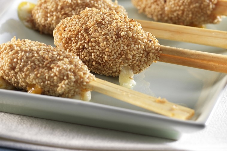 fish pang pang with mozzarella and cheddar