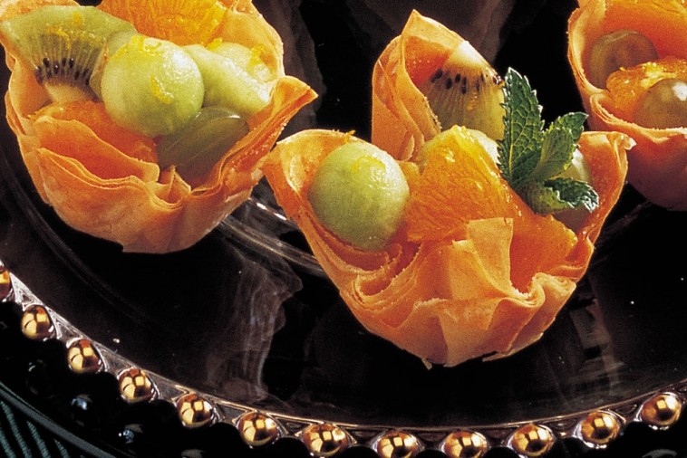 fruit phyllo cups