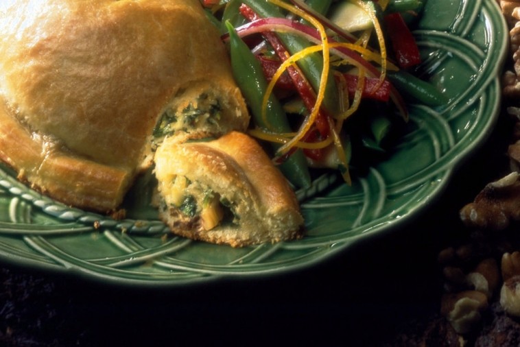 giant spinach and feta cheese turnovers