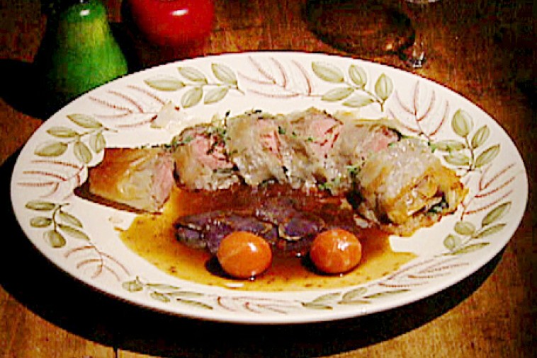 golden crusted lamb fillet