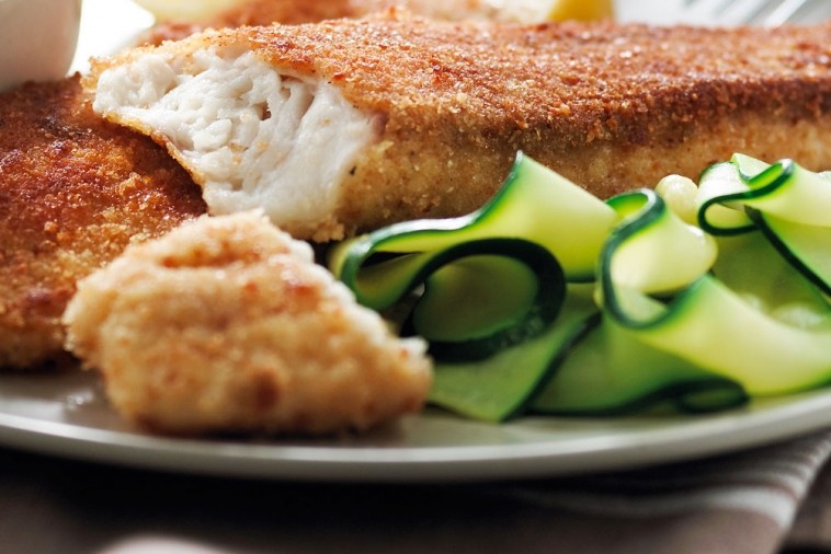 grilled tilapia fillets with a cheesy crust