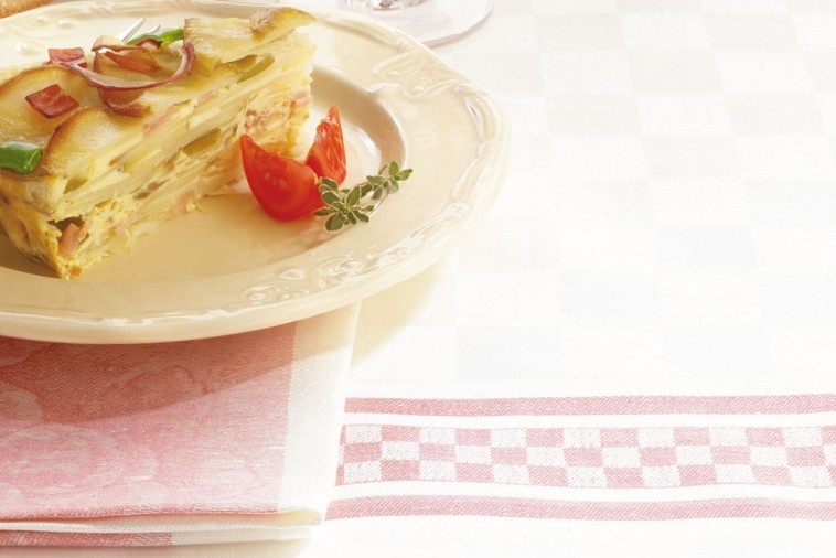 ham and potato tortilla