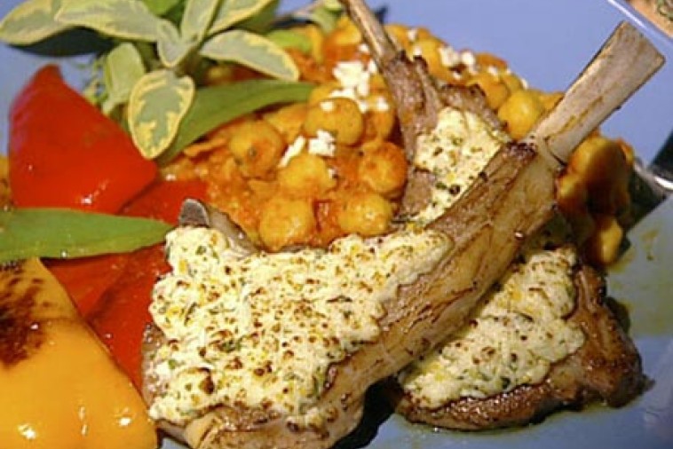 lamb chops with feta