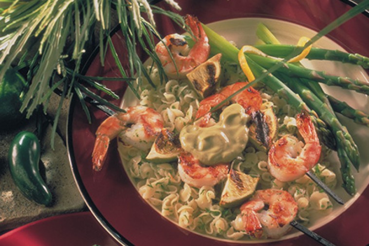 lime and jalapeno grilled shrimp