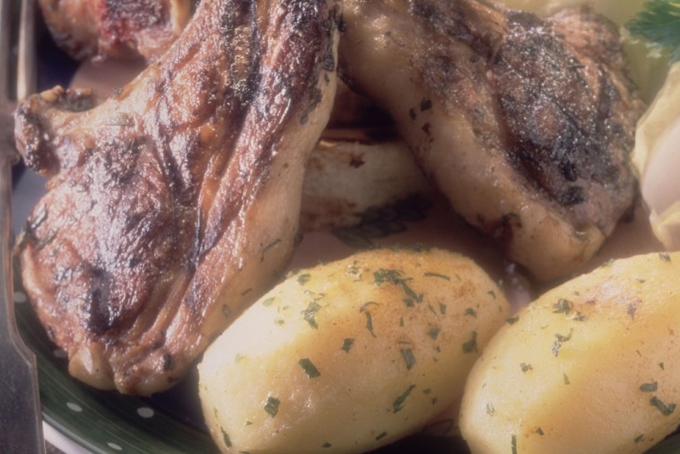 marseilles style lamb chops