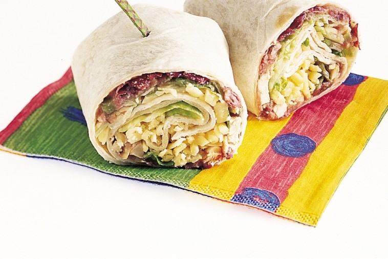 mexican jumping bean and cheddar burrito