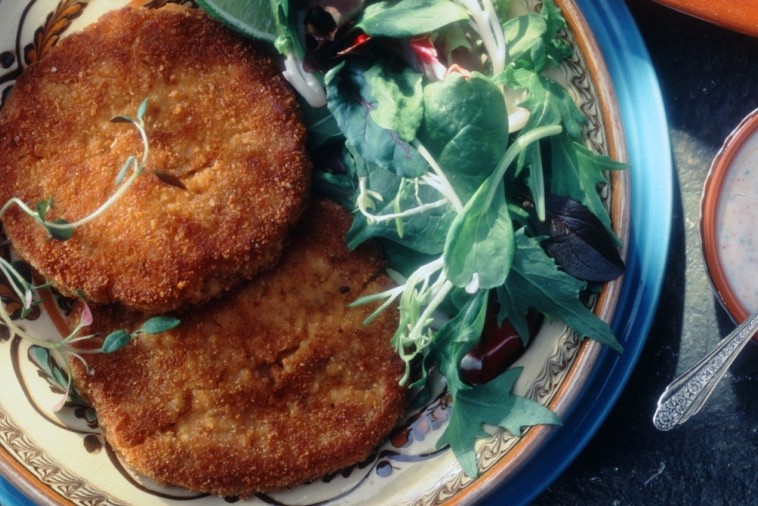 millet and yogurt patties