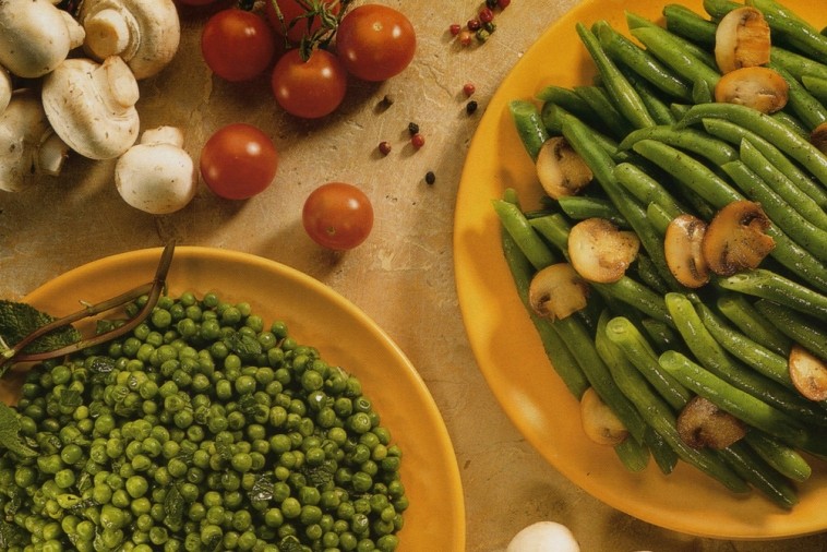 mushroom buttered green beans