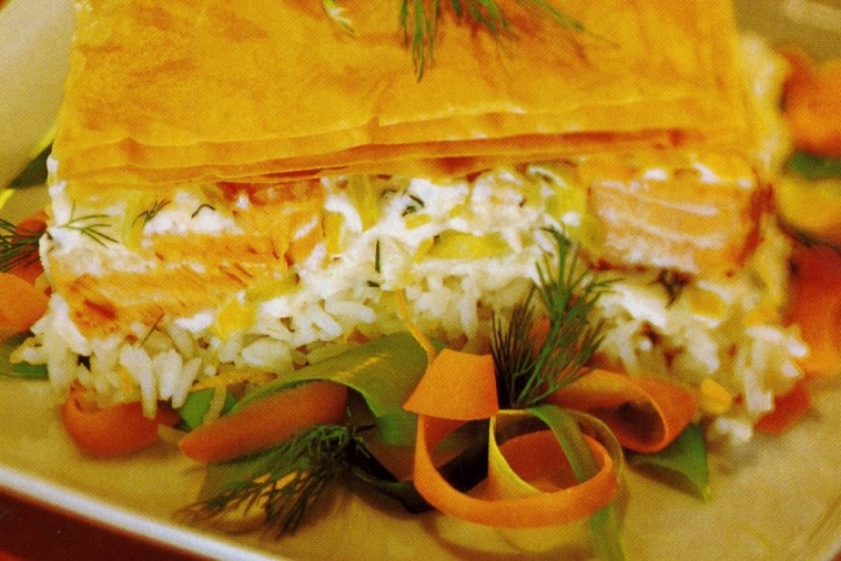 rainbow trout pastry delight