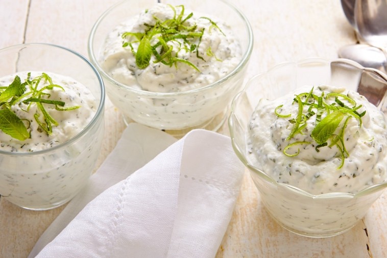 ricotta mojito mousse