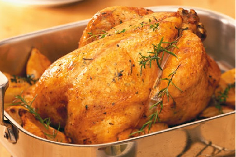 roasted butter herb chicken