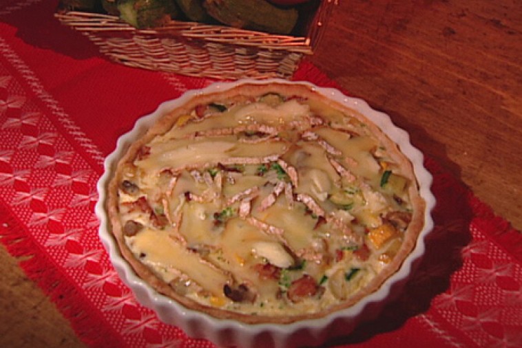 saint basile de portneuf cheese and bacon quiche