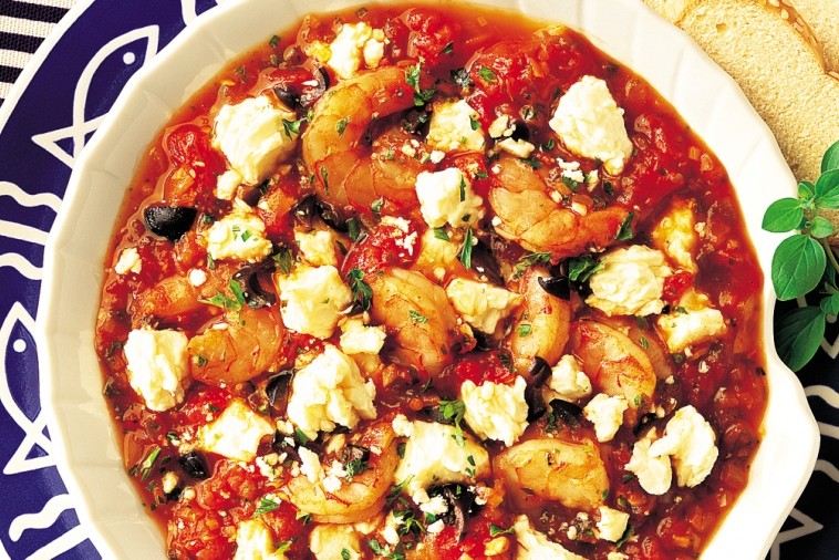 shrimp canadian feta casserole