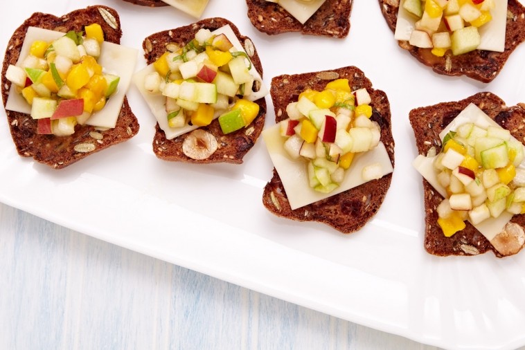 swiss cheese fruit crisps