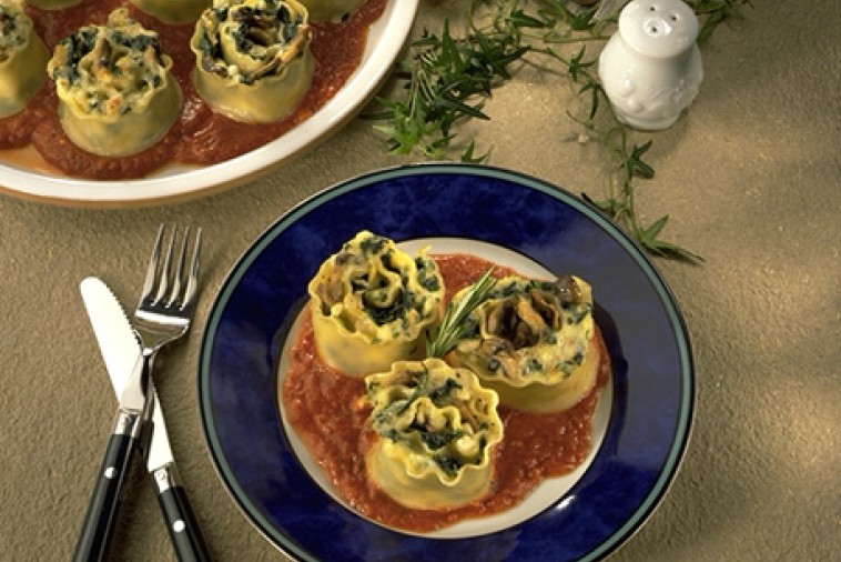vegetable lasagna swirls
