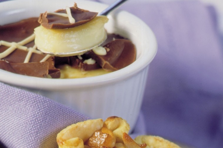 white chocolate creme brulee