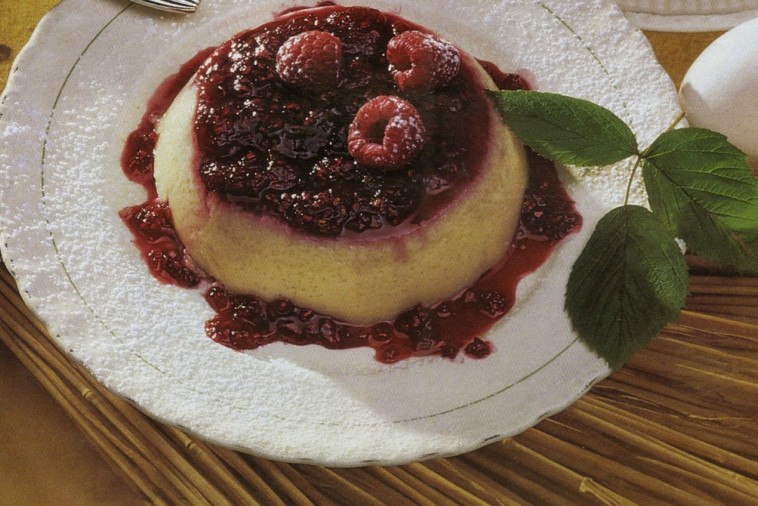 wild raspberry creme caramel